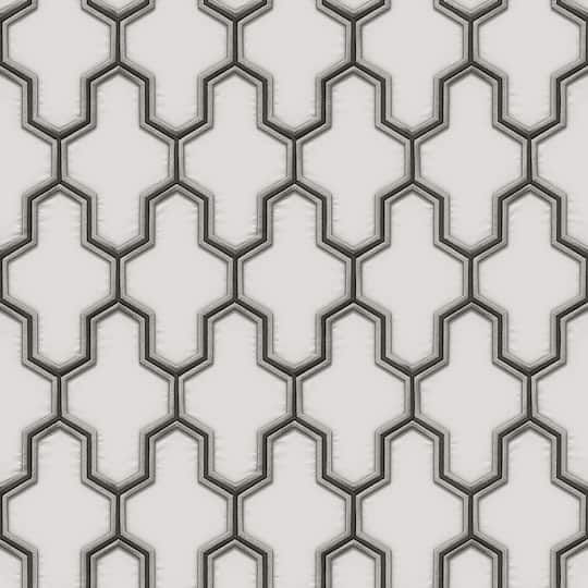 Designs Direct Geometric Silk Wallpaper